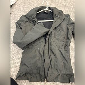 Anatomie size small army green light weight jacket.